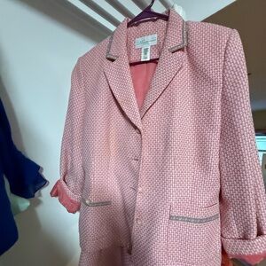 First Issue Pink Houndstooth suit